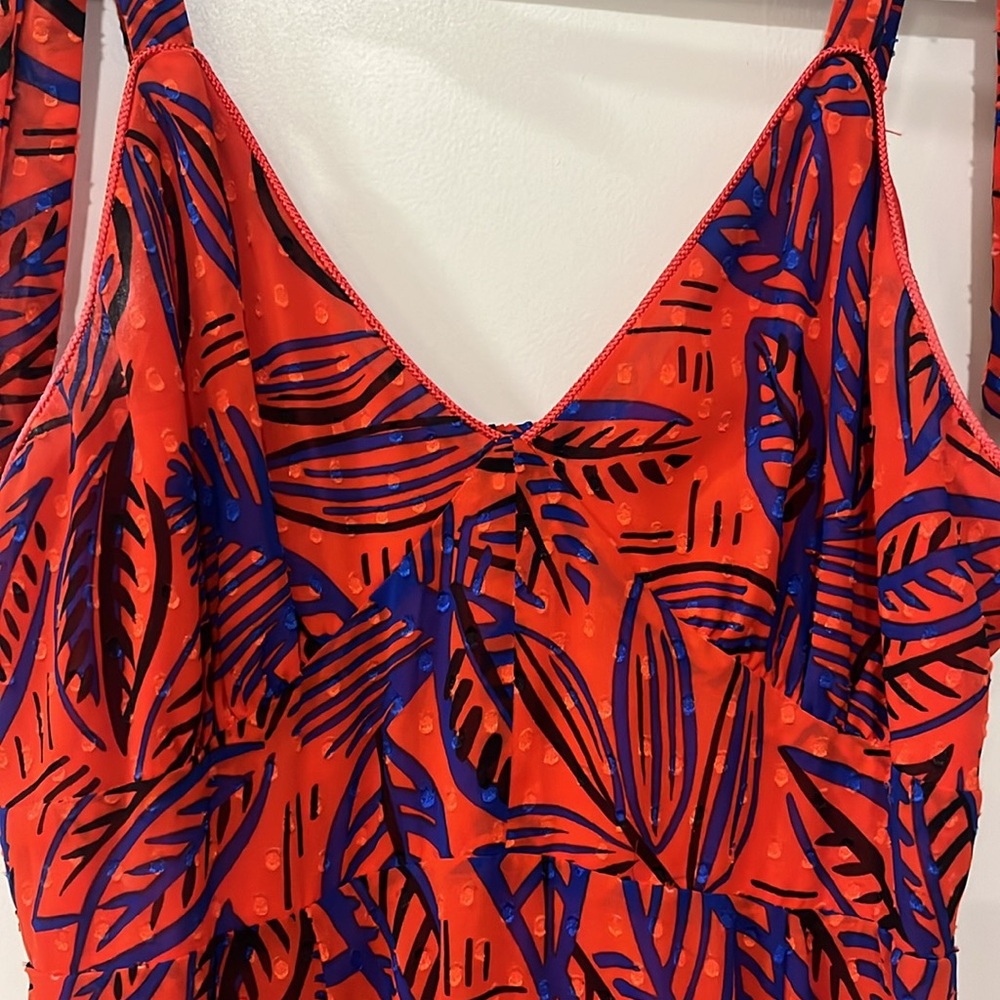 Orange midi Alexis dress size small - Picture 4 of 6